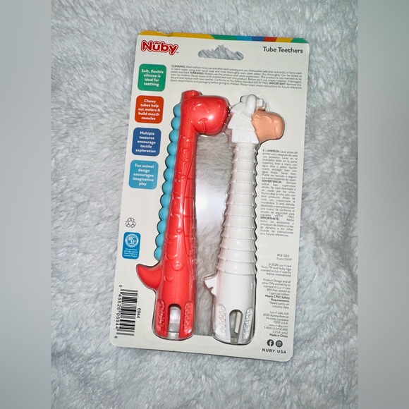 New Nuby Tube Teething Set - Picture 3 of 3